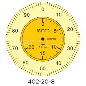Индикатор часового типа 0,01 мм, 0-20 мм, защита от толчков