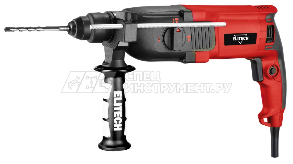 Перфоратор, SDS+, 1000Вт, 3реж, 2.8Дж, 0-5500уд/м, 2.6кг, чем, буры 3шт, долота 2шт, 204026