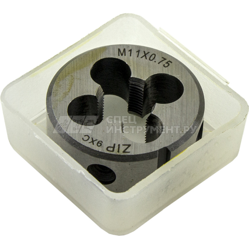 Плашка М11x0.75, сталь 9ХС