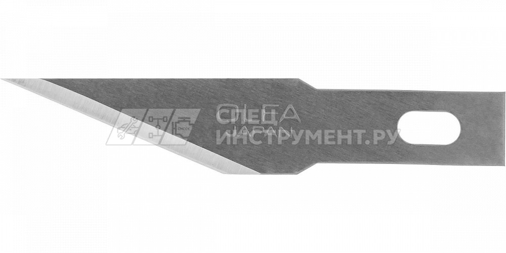 Лезвия OLFA перовые для ножа AK-4, 6(8)х40,5х0,5мм, 5шт