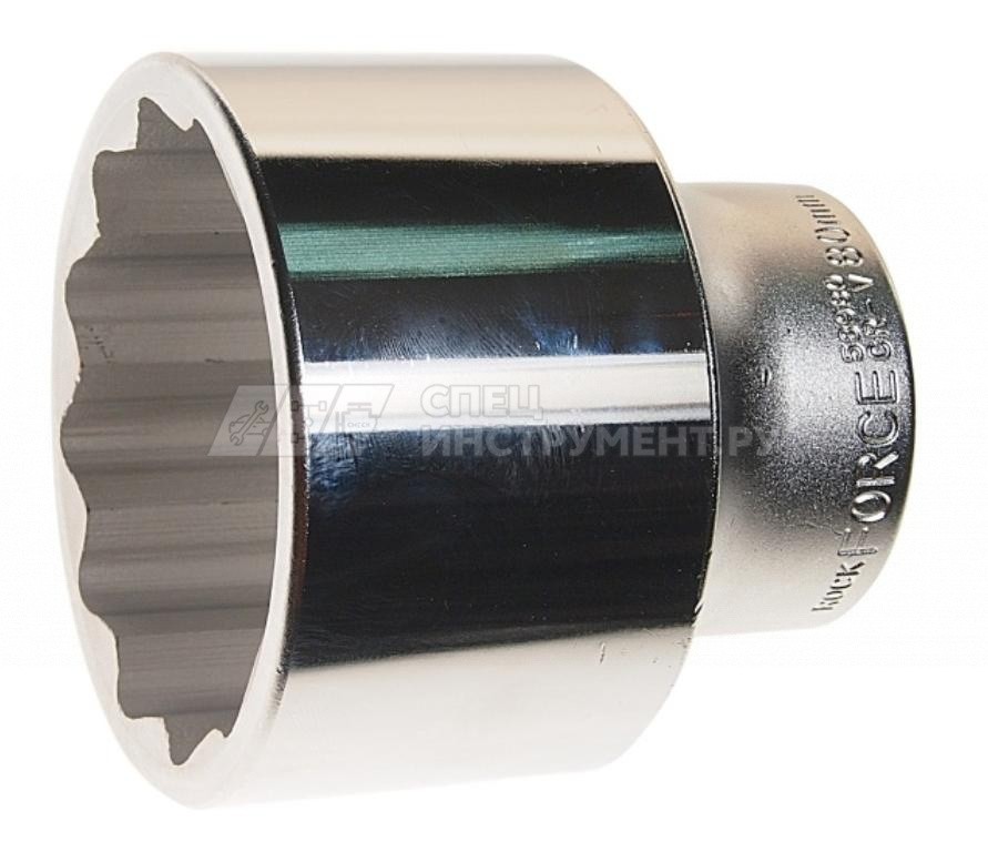 Головка торцевая RF-58980: 1"DR 12-гранная 80мм