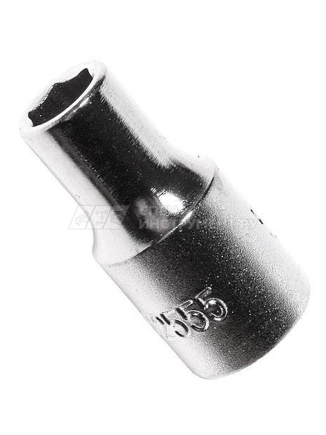 Головка торцевая 6-гранная 1/4" х 5.5мм, длина 25мм