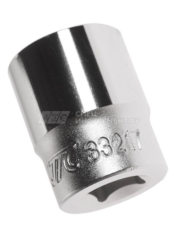 Головка 6-гранная 3/8" 17мм, длина 30мм