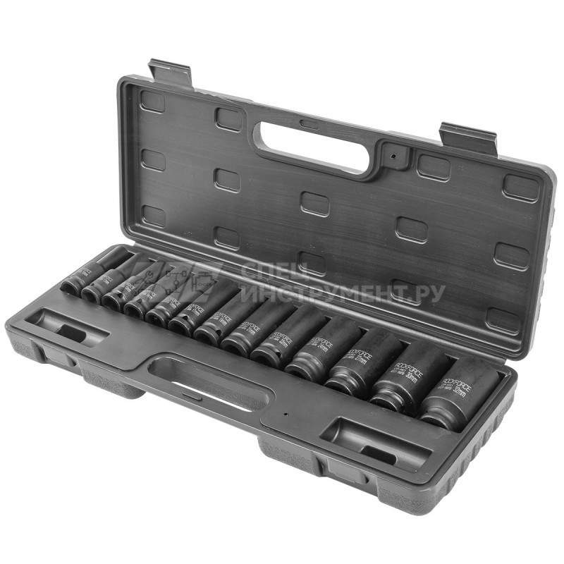 Набор головок RF-4131-5MPB ударных 13пр., 1/2", 6гр.(10, 12-15, 17, 19, 21, 22, 24, 30, 32мм), в кейсе ROCKFORCE /1