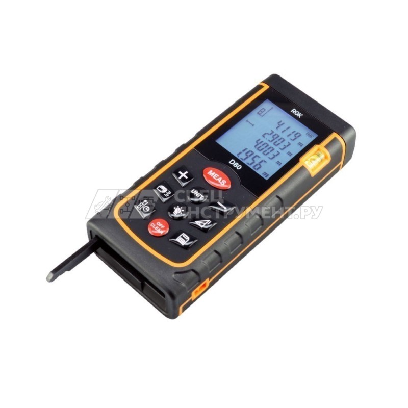 Лазерный дальномер RGK D80 С ПОВЕРКОЙ