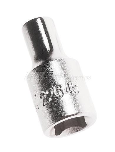Головка торцевая 12-гранная 1/4" х 4.5мм, длина 25мм