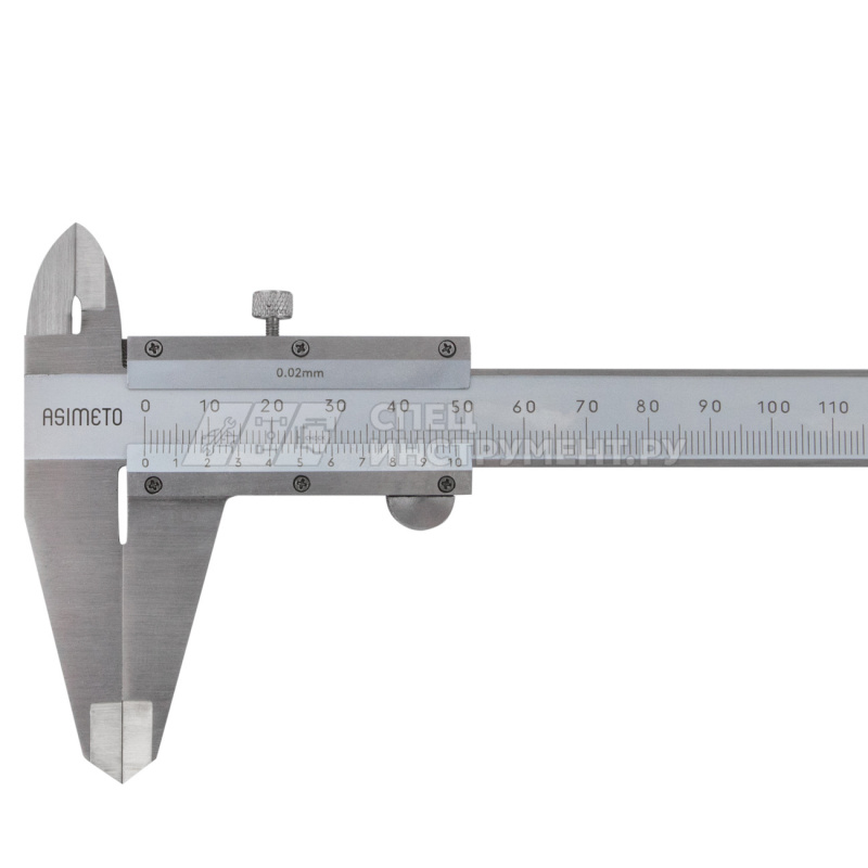 Штангенциркуль нониусный 0,02 мм, 0-150 мм, подвижная рамка сборная