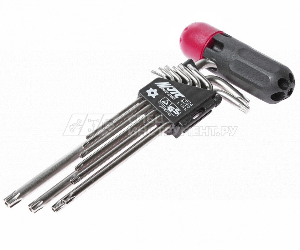 Набор ключей TORX с отверстием T10H-T50H 9пр.