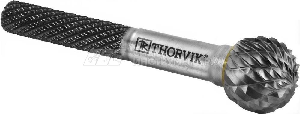 TRRBD12100655-2  Борфреза твердосплавная сферическая, тип D, 12 мм, двойная насечка, в боксе