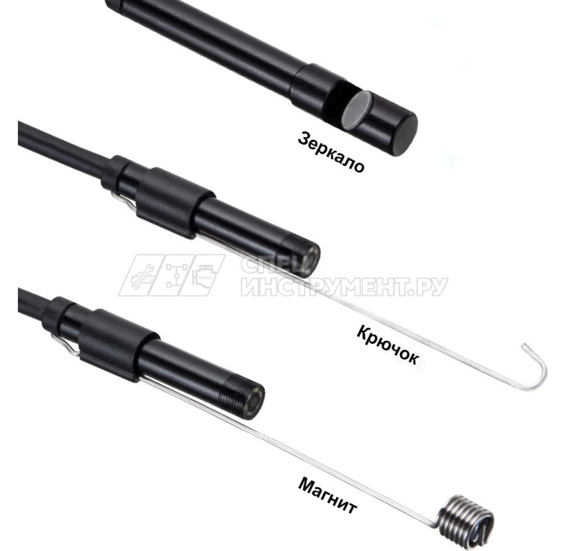 Видеоэндоскоп USB, 2Мп, 1600x1200, 2м, 8мм зонд iCartool IC-V101