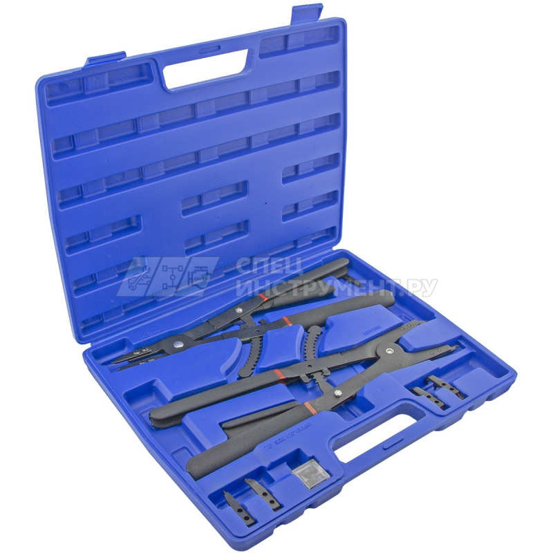 Набор съемников стопорных колец RF-912U1 16"-400мм, 2пр.,в кейсе ROCKFORCE /1