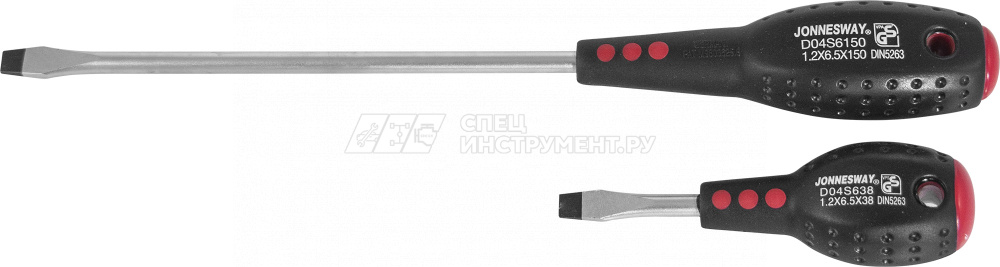 Отвертка шлицевая "FULL STAR" SL 1,0х5,5х150, 244мм