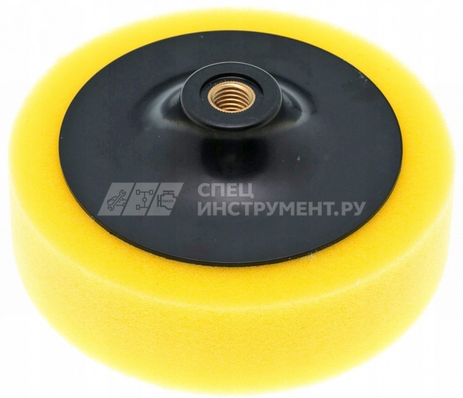 Губка RF-PSP180D для полировки на диске 180мм (М14) (цвет желтый) ROCKFORCE /1/80
