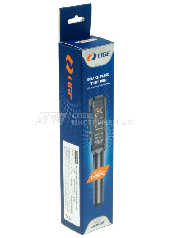 Тестер для тормозной жидкости (1xAAA),в блистере LG-94727 LIGE