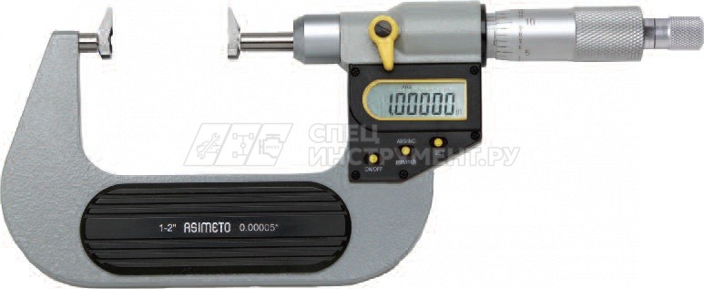 Микрометр с измерительными губками цифровой IP65 0,001 мм, 25-50 мм