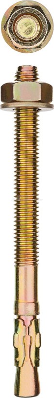 Анкер клиновой, М12 x 100 мм, 25 шт, желтопассивированный, ЗУБР