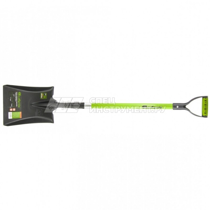 Лопата совковая, 235х290х1150 мм, фибергласовый черенок// Сибртех