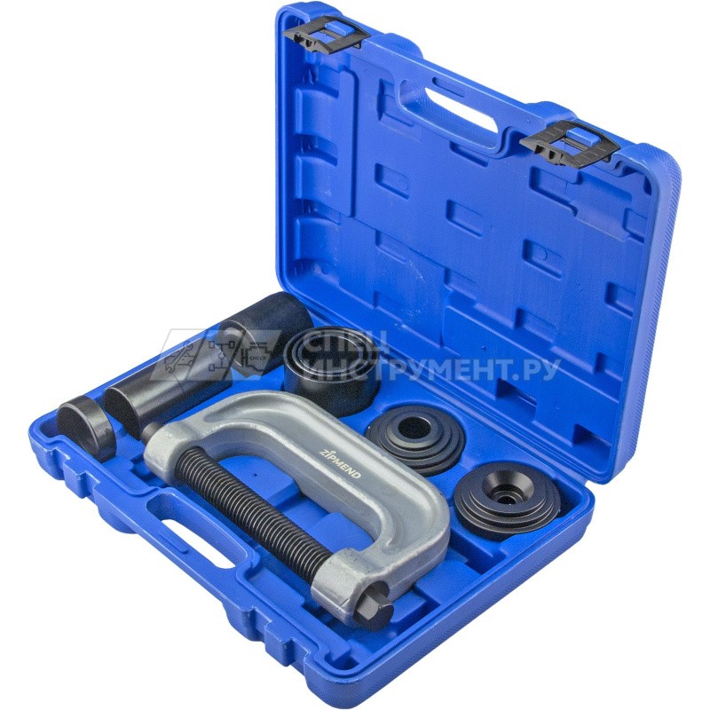 Набор для замены сайлентблоков, шаровых опор, подшипников, 9пр.