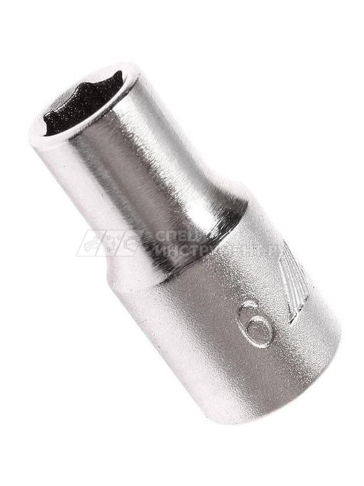 Головка торцевая 6-гранная 1/4" х 6мм, длина 25мм