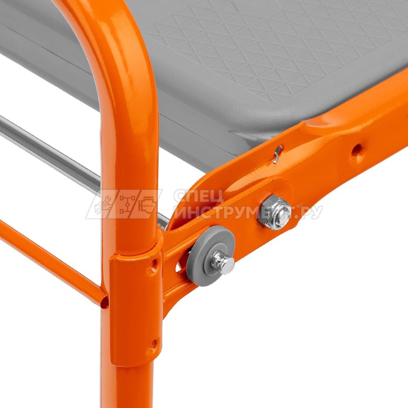 Скамейка садовая Nika, оранжевая// Россия