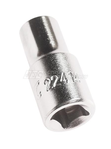 Головка торцевая 6-гранная 1/4" х 1/4", длина 25мм