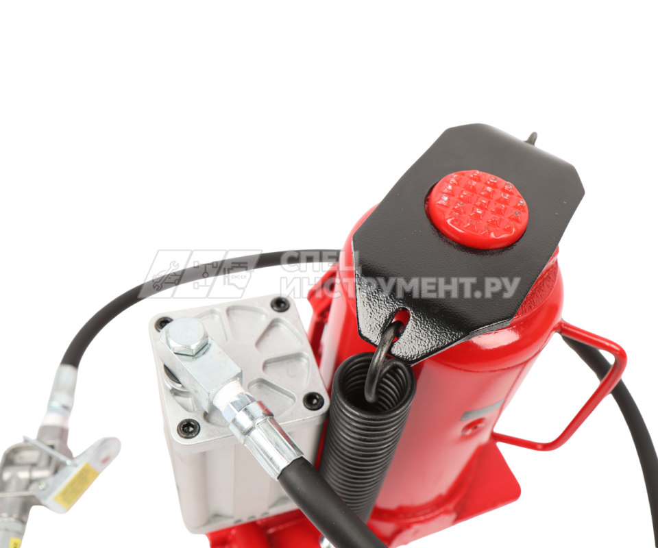 Домкрат пневмогидравлический бутылочный 20т (h min-265мм, h max-510мм, ход штока-165мм,  ход винта-80мм) GTE /1/6