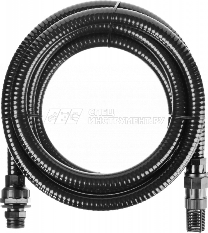 Шланг ЗУБР "ПРОФЕССИОНАЛ" всасывающий, с фильтром и обратным клапаном, 1", 4м