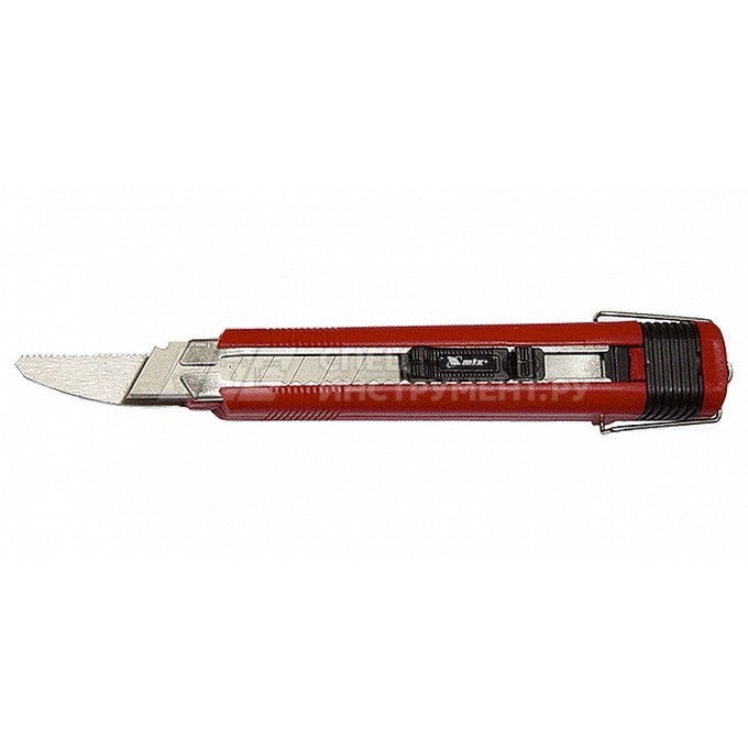 Нож, 18 мм, два выдвижных лезвия, (нож, 18 мм, и пилка)