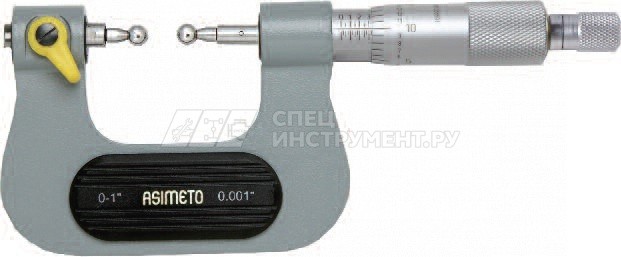 Микрометр для зубчатых колес 0,01 мм, 0-25 мм