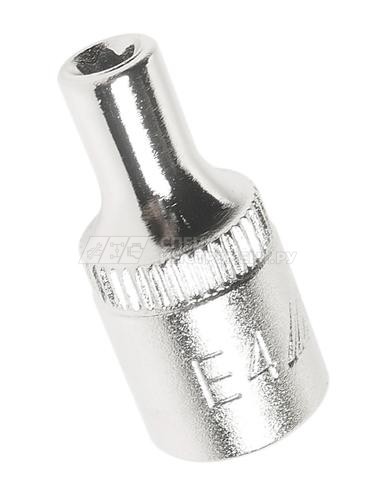 Головка торцевая TORX 1/4" х E4, длина 25мм