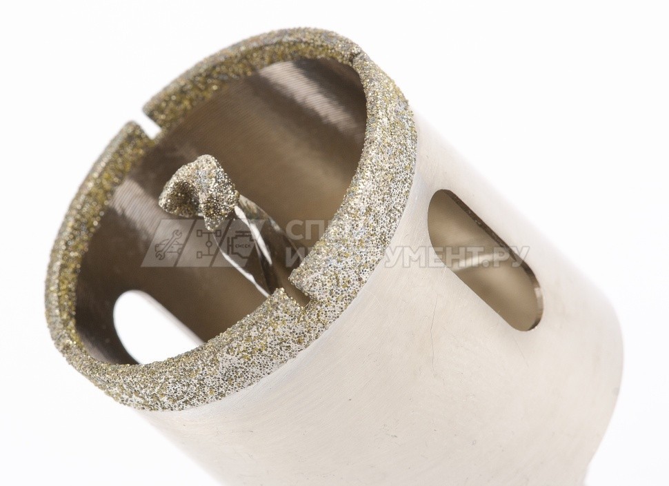 Сверло алмазное по керамограниту, 40 х 67 мм, 3-гранный хвостовик
