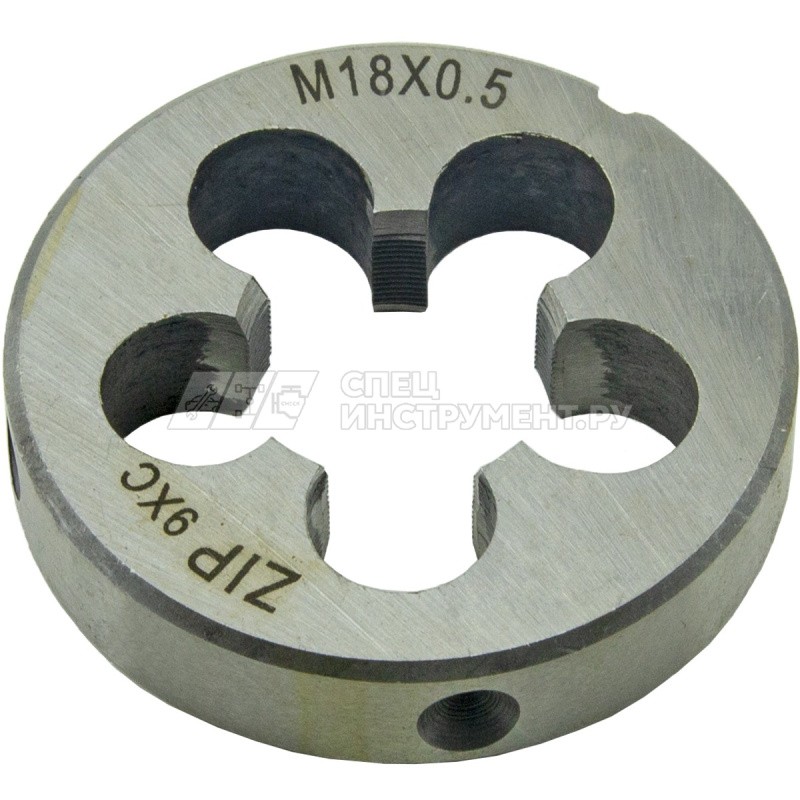 Плашка М18x0.5, сталь 9ХС