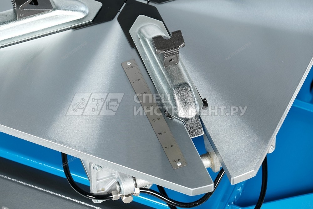 Станок шиномонтажный 380V автомат, 2х скоростн, внешн зажимы 11-24", синий