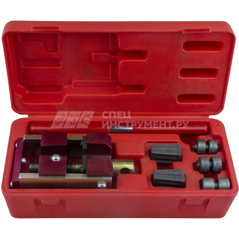Набор для развальцовки тормозных трубок тисочного типа, проф.