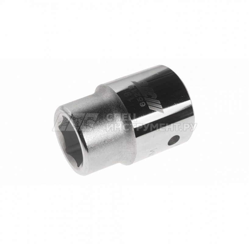 Головка 19мм х 3/4", 6-гранная, L-50мм