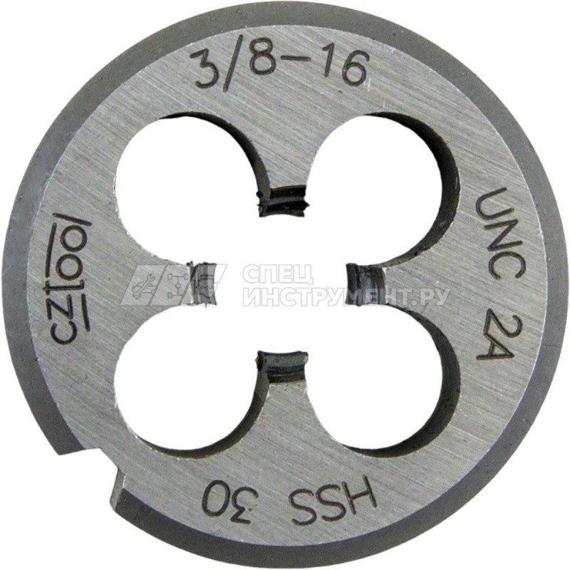 Плашка дюймовая 3/8"-24 UNF, HSS Bucovice 246380