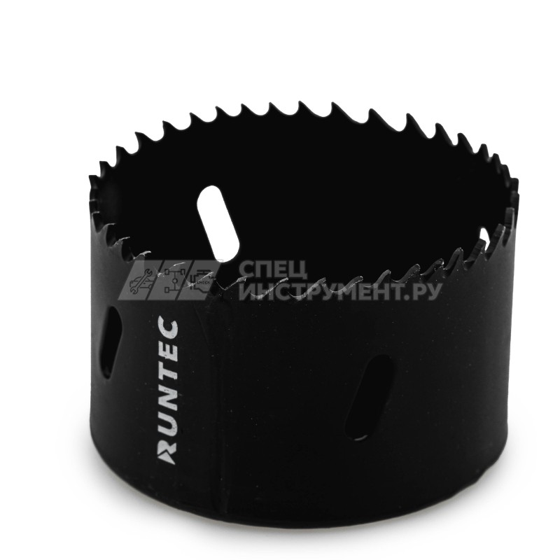 Коронка биметаллическая 68 мм RUNTEC BiM HSS-Co8, 4-6 TPI