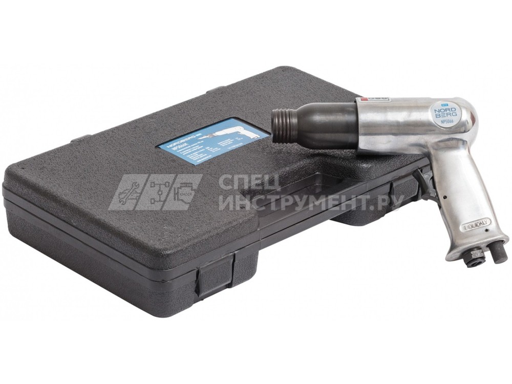 Пневмомолоток 190 мм с комплектом насадок в кейсе, ECO