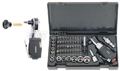 Пневмотрещотка 2в1 3\8\"  27,1 Нм (2,7 кГм), в наборе