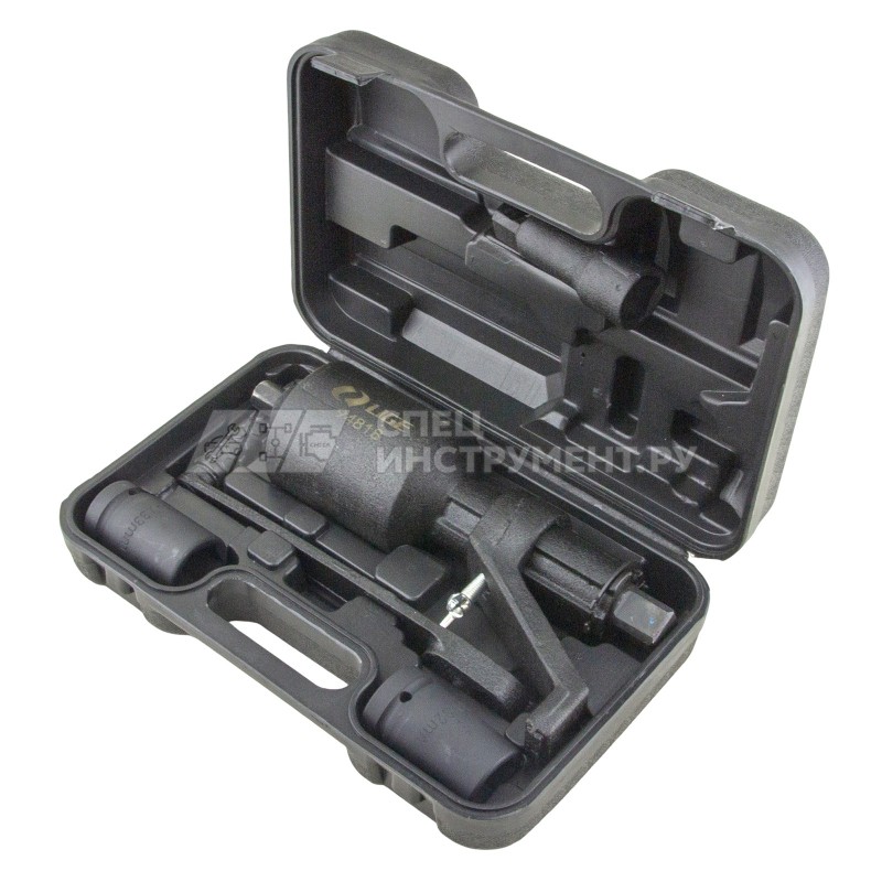 Гайковерт ручной с редуктором (Головки 32, 33мм, длина-330мм, 1:58, 5800Nm) LIGE LG-94818