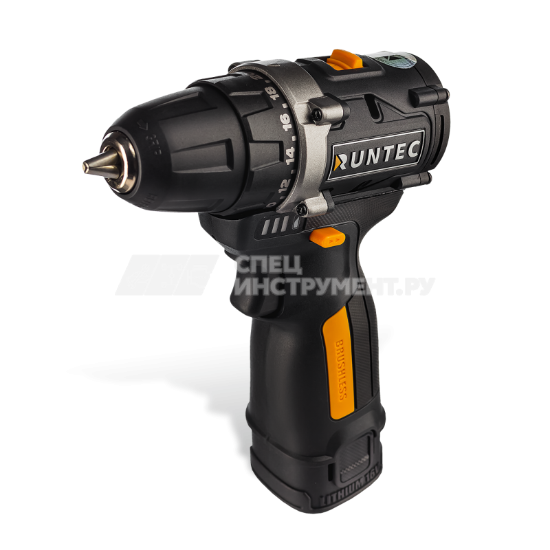 Дрель-шуруповерт аккумуляторная RUNTEC PRO 10 мм,16В, 2*2Ач, 45Нм