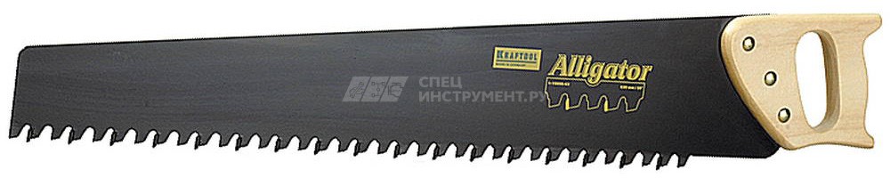 Ножовка по бетону (пила) KRAFTOOL "KraftMax" ALLIGATOR 630 мм, твердосплавные напайки, для пиления блоков чистого бетона