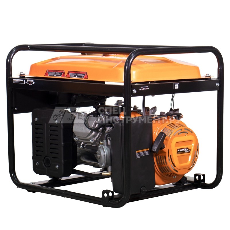 Генератор ABE 7500 RUN (max.7.5кВт, 230В) бензин+газ, увеличенный бак 13л