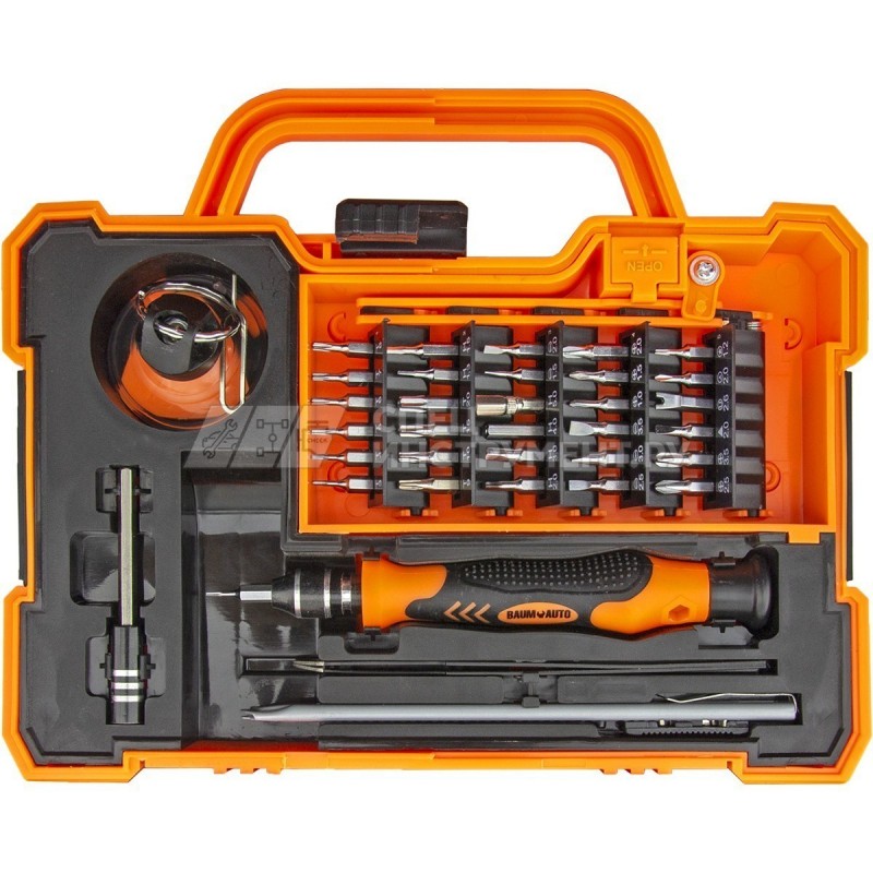 Набор отверток и принадлежностей универсальный для высокоточных работ 43пр.в кейсе