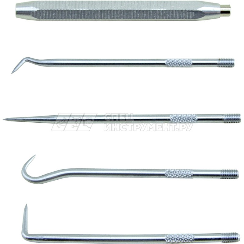 Набор крючков для демонтажа сальников и уплотнителей, 5пр.