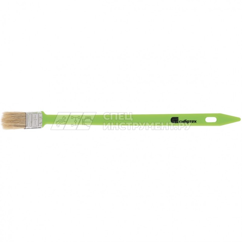 Кисть радиаторная 25 мм, натуральная щетина, пластиковая ручка