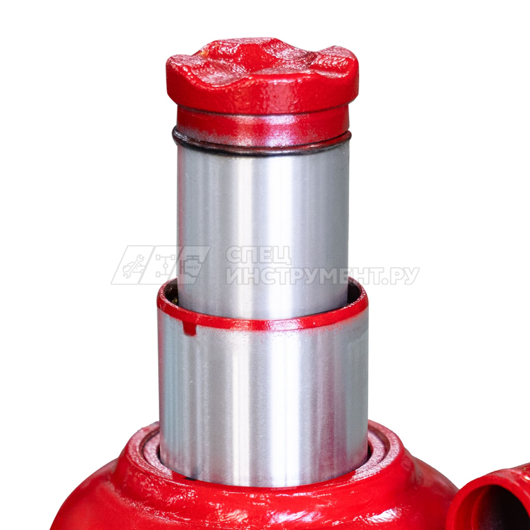 Домкрат гидравлический бутылочный низкопрофильный с двумя штоками 10т (h min-125мм, h max-215мм, ход штока-90мм) GTE /1/6