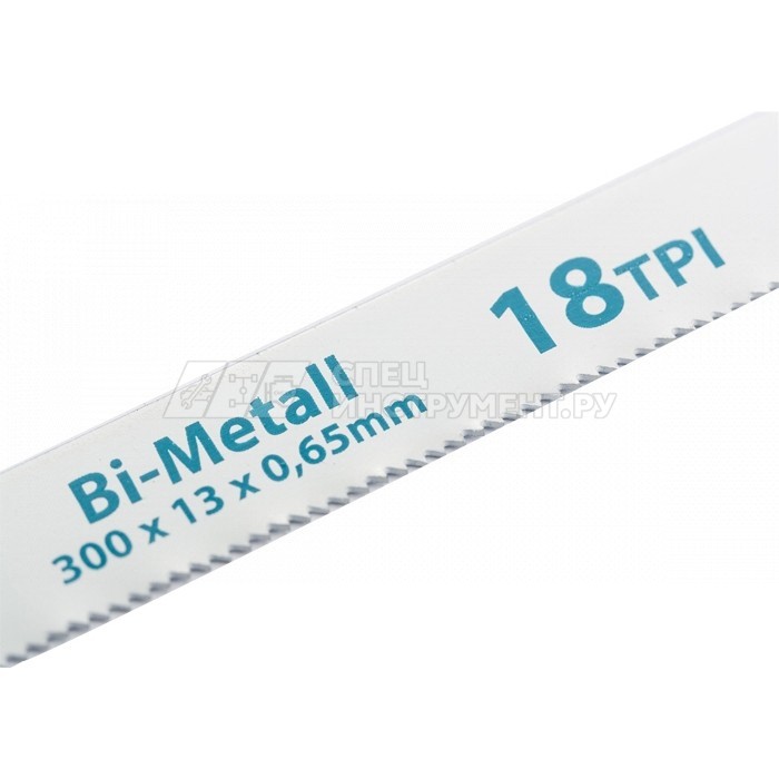 Полотна для ножовки по металлу, 300 мм, 18TPI, BIM, 2 шт,