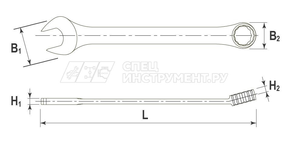 Ключ гаечный комбинированный серии ARC 26 мм