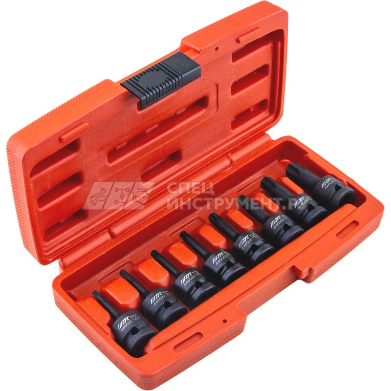 Набор головок ударных TORX 1/2" T25-T60, длина 60мм (в кейсе) 9пр.